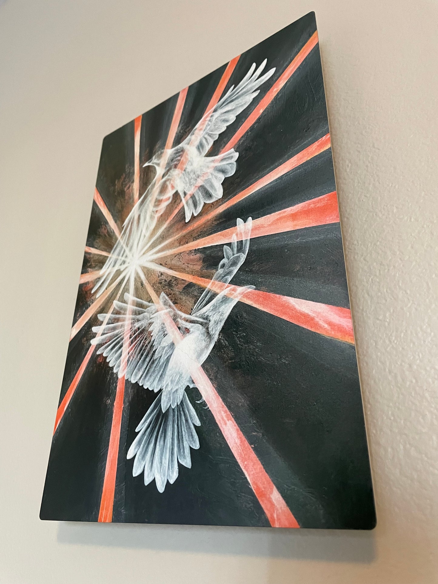 Thought & Memory Metal Print