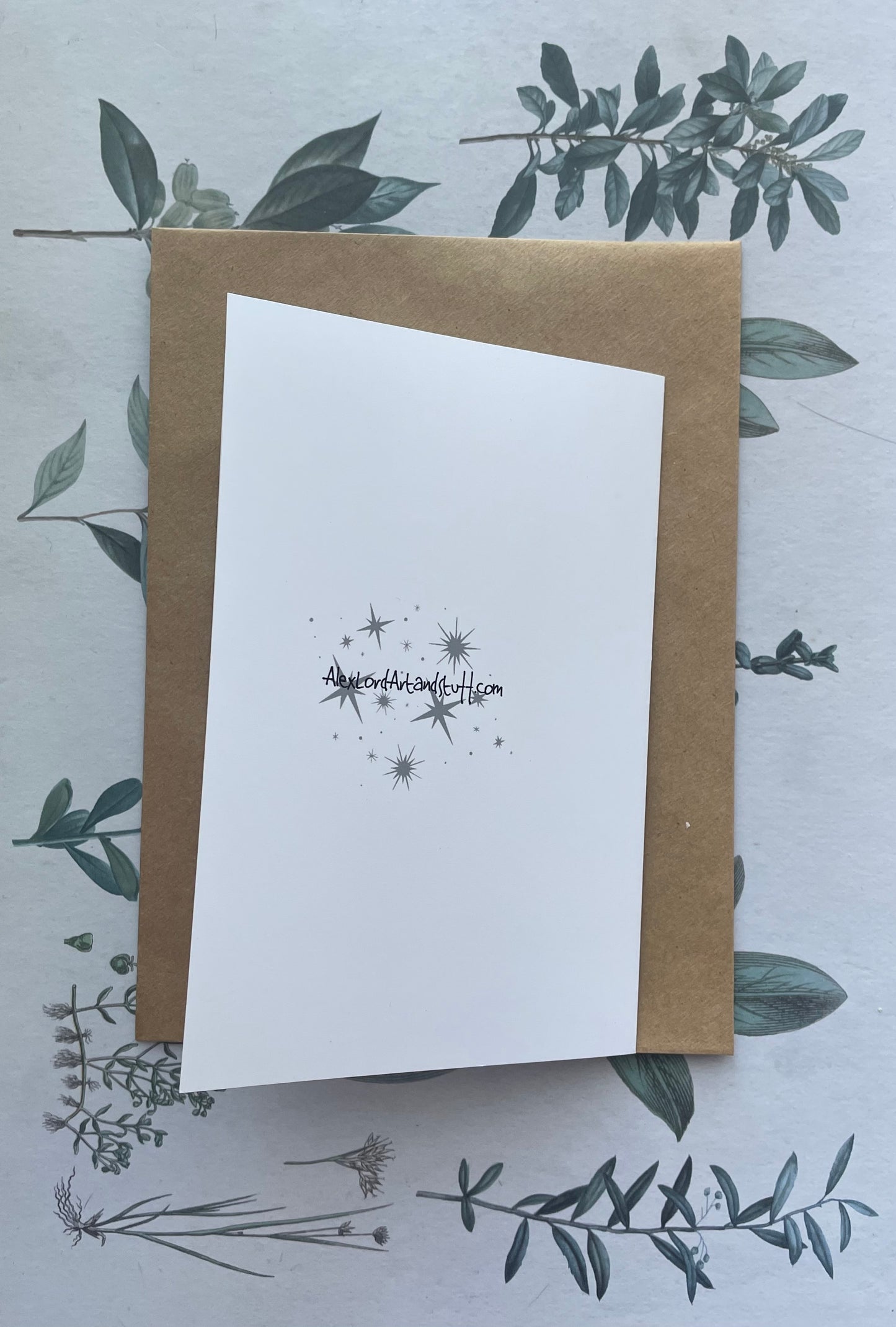 Quad Moth Blank Card