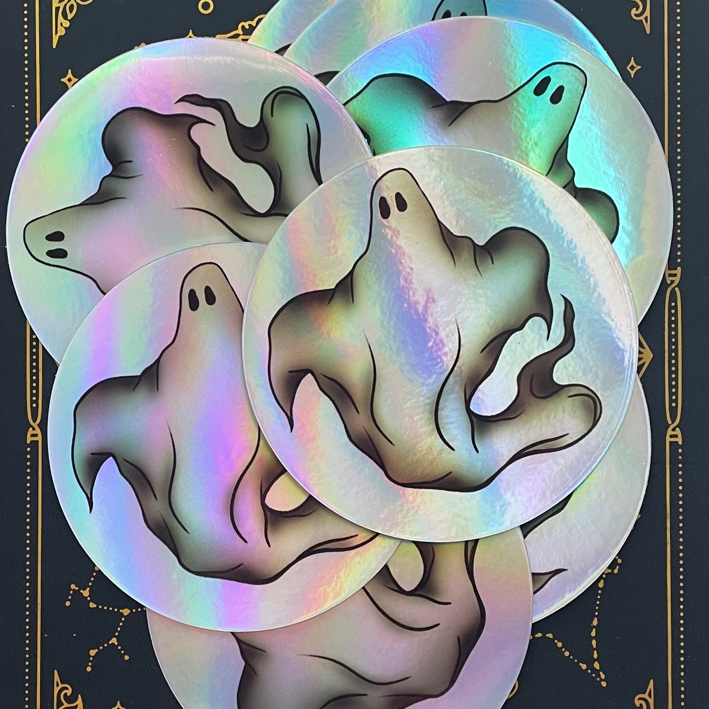 Holo Ghost Sticker