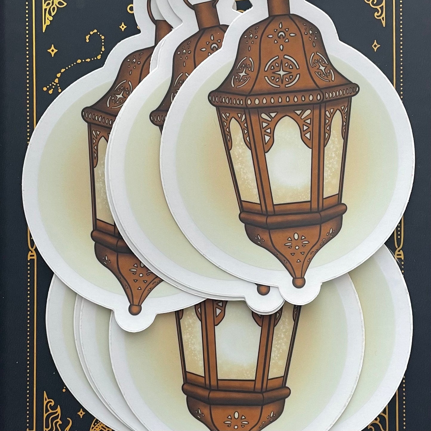 Semi Clear Lantern Sticker