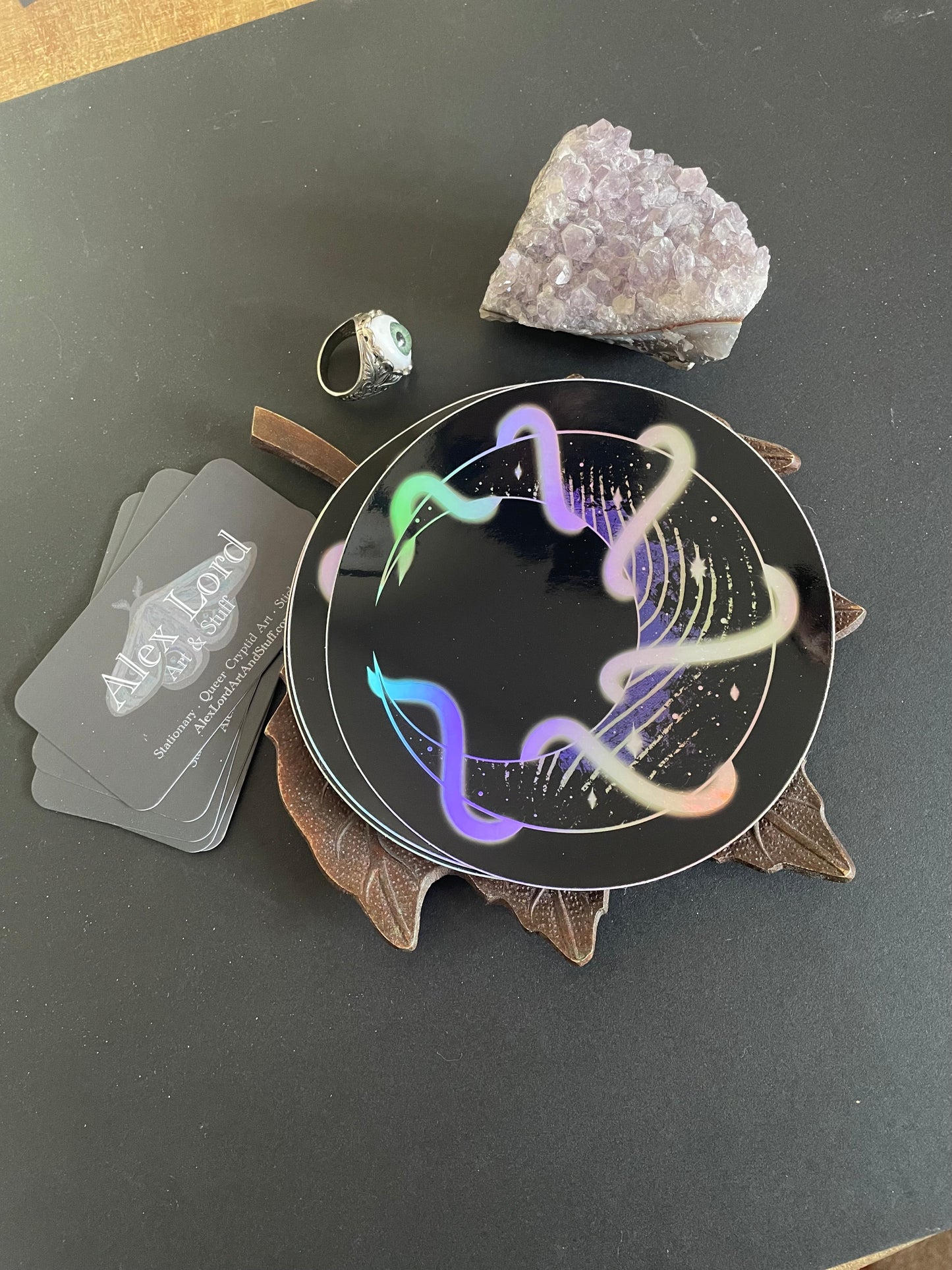 Holo Moon Sticker