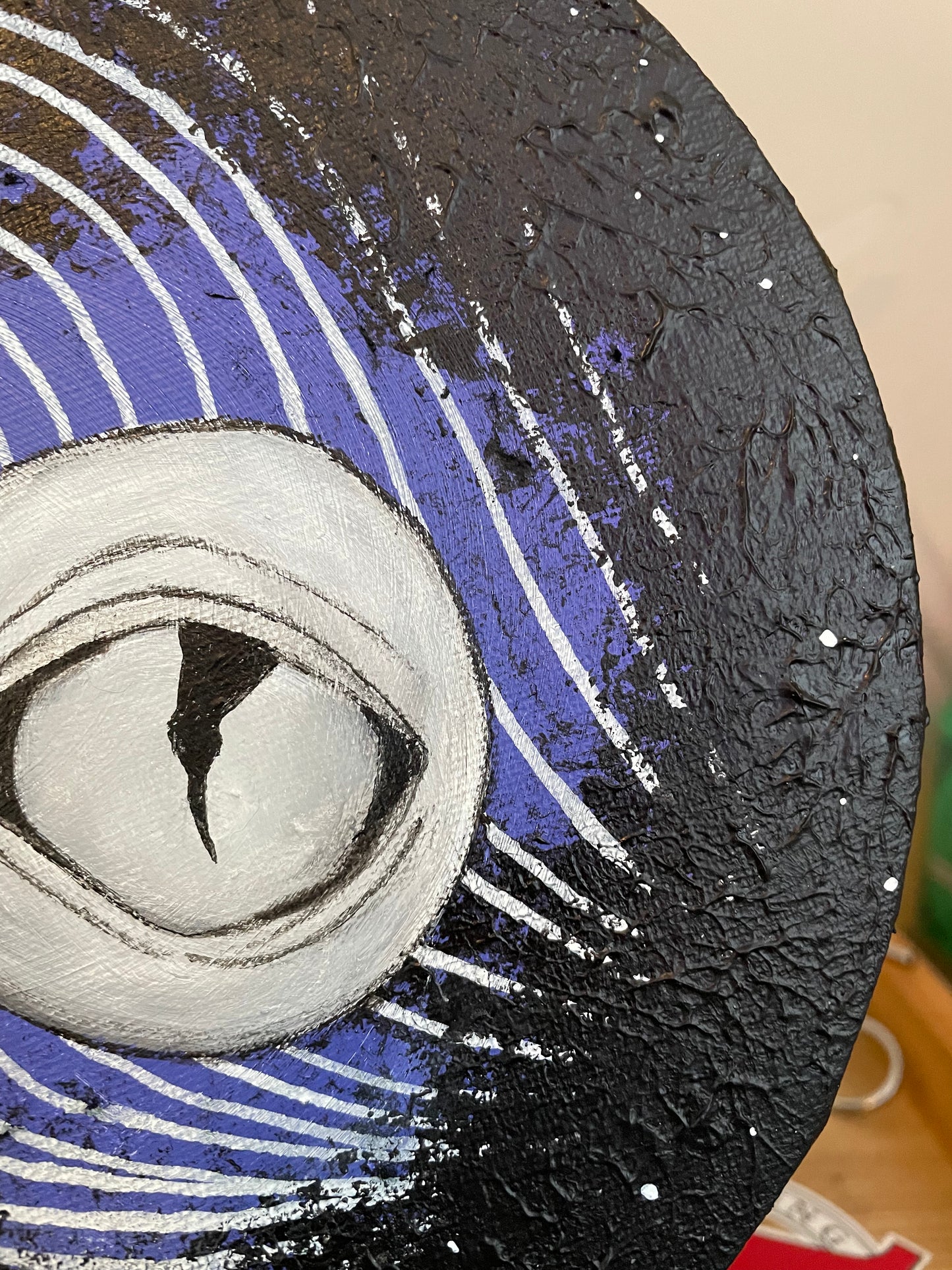 Optic Waves Painting