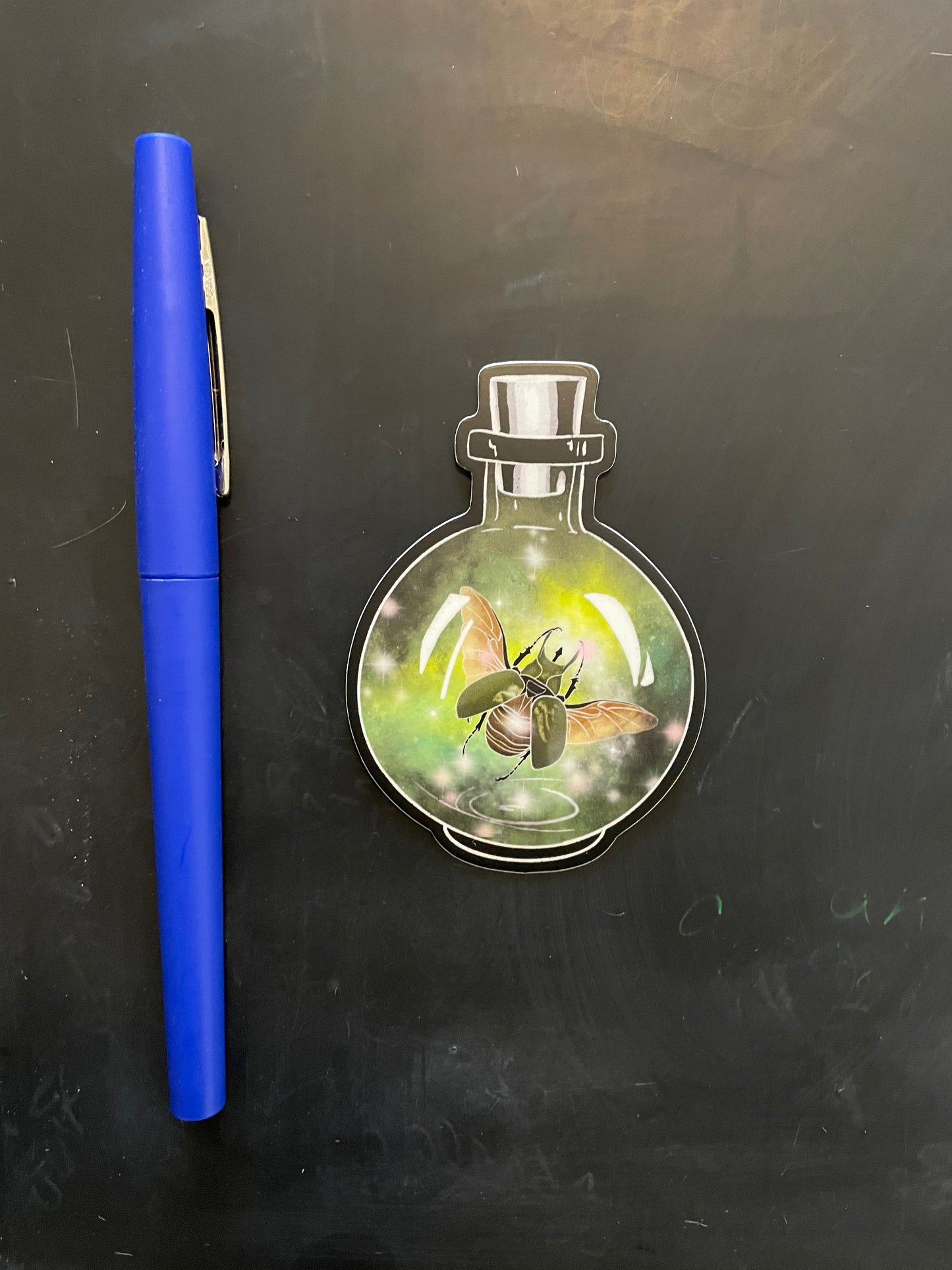 Green Bottle Sticker