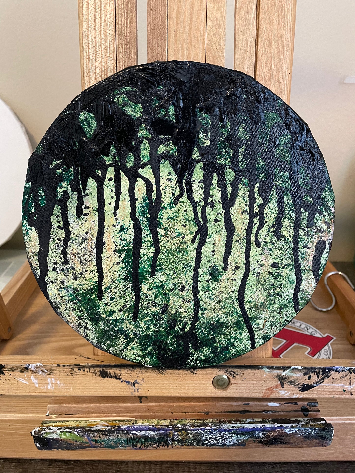 Green Process Painting