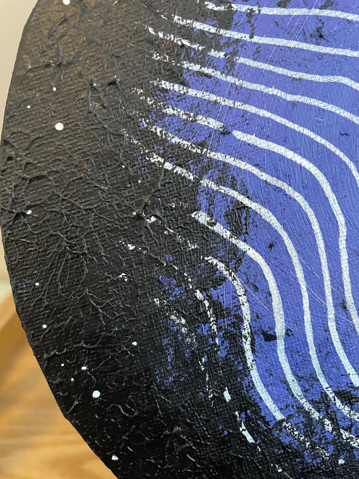 Optic Waves Painting