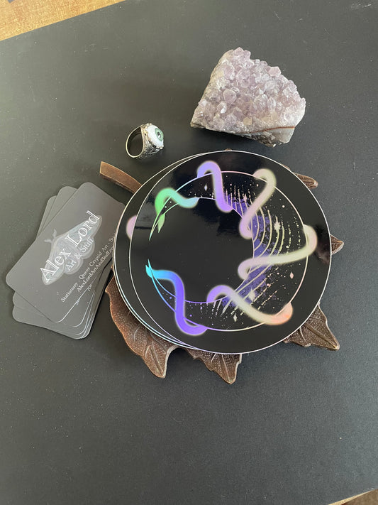 Holo Moon Sticker