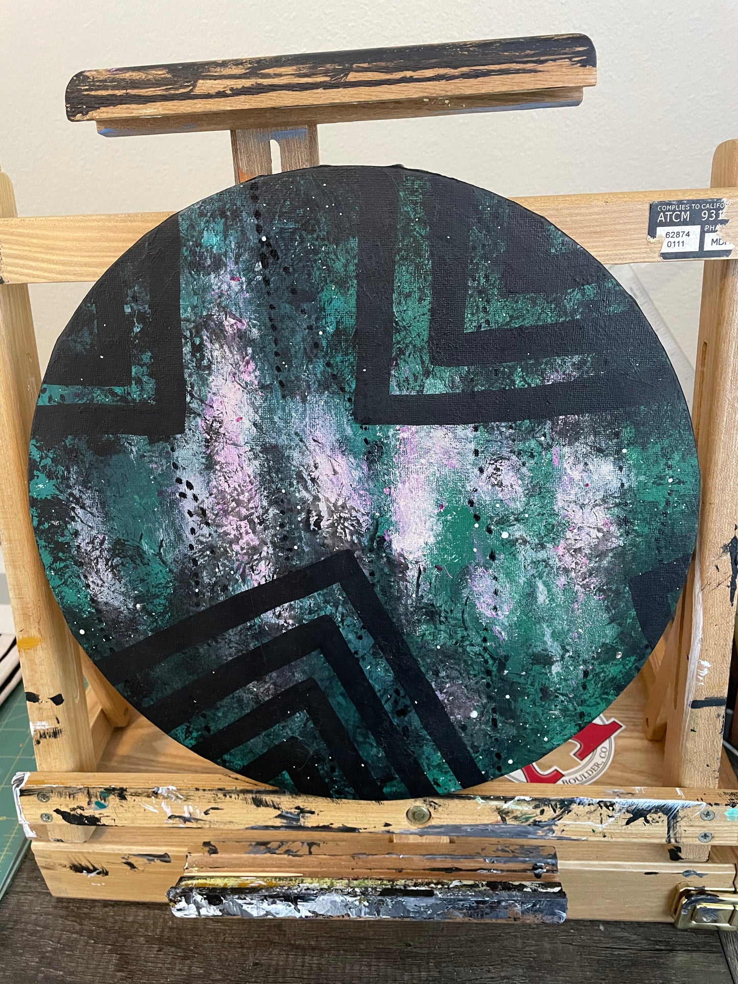 Mountain Lights Painting