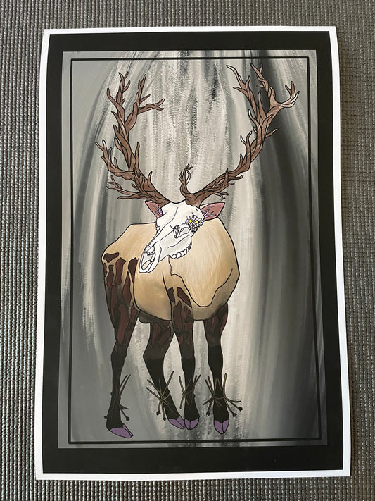 Goblin Elk Print