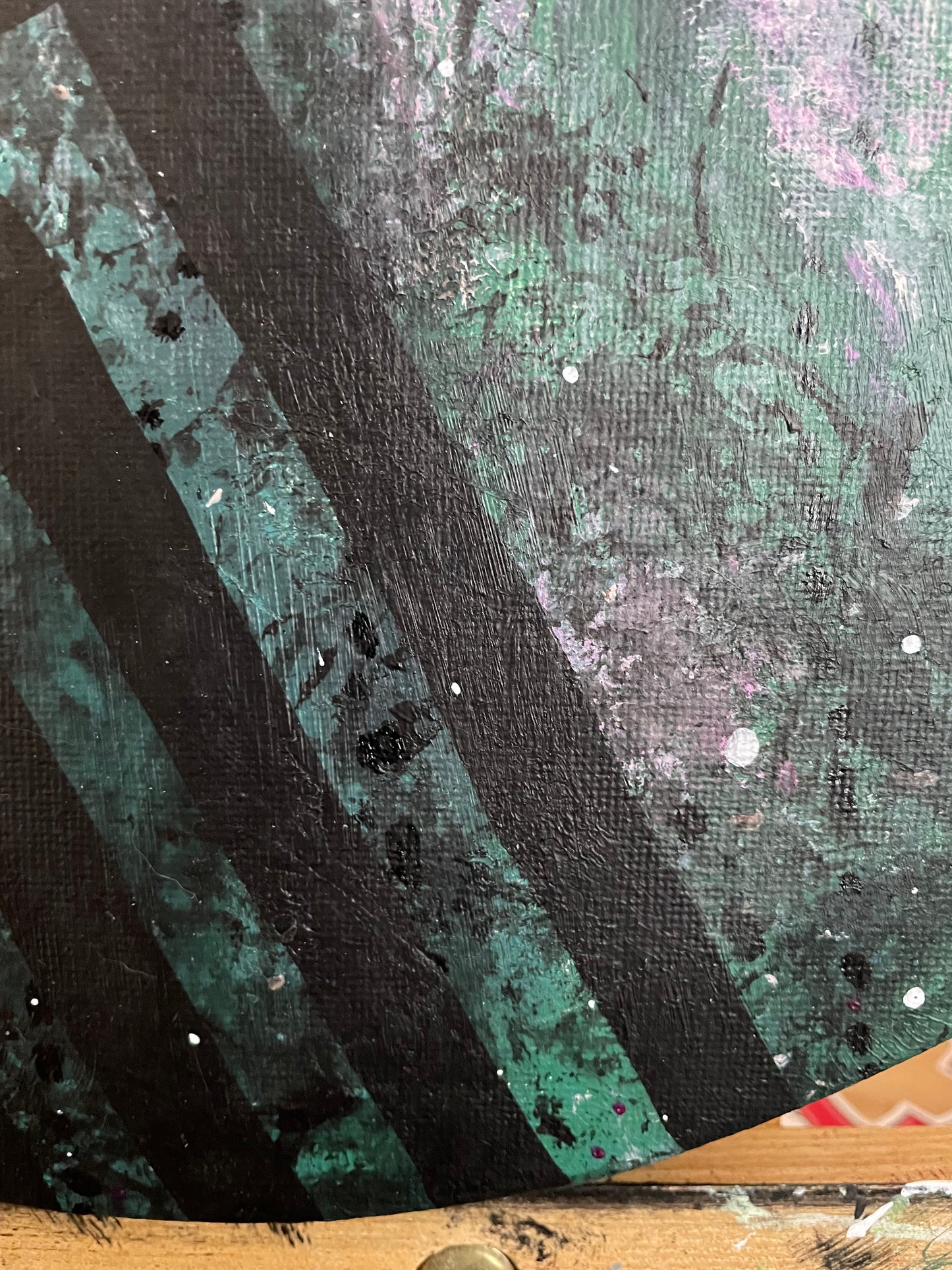 Mountain Lights Painting